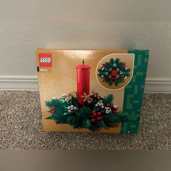 Sealed LEGO Christmas Table Decoration building set, model number 40743 - Picture 3 of 3